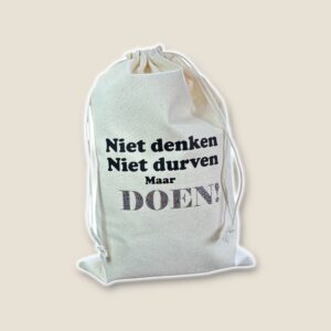 Canvas zak met trekkoord